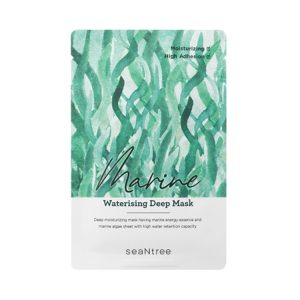 SEANTREE MARINE WATERISING DEEP MASK  1PACK (10PCS), Глубоко-увлажняющая тканевая маска из морских водорослей 1упаковка (10лист)