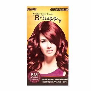 SEWHA B-HAPPY DARK RED BROWN (5M) (40gr+80ml), Краска для волос #Темный красно-коричневый (40гр+80мл)