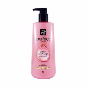 MISE-EN-SCENE PERFECT SERUM GOLDEN MOROCCO ARGAN OIL STYLING SHAMPOO (680ml), Питательный шампунь для повреждённых волос (680мл)