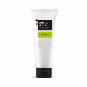 COXIR GREEN TEA PH CLEAR CLEANSER (150ml), Пенка для умывания с зеленым чаем (150мл)