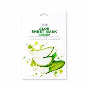 TENZERO ALOE SHEET MASK (10ea), Тканевая маска для лица с экстрактом алоэ (10шт)