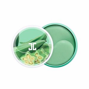 JAYJUN OKRA GREEN EYE GEL PATCH 30ea, Укрепляющие гидрогелевые патчи с экстрактом плодов окры