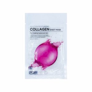 TENZERO SOLUTION SHEET MASK - # MOISTURIZING COLLAGEN (25ml X 10pcs), Тканевая маска с коллагеном (25мл X 10шт)