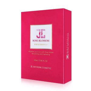 JAYJUN COSMETIC ROSE BLOSSOM MASK (25ml*10ea), Целлюлозная тканевая маска с розовой водой (25мл*10шт)