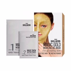 URBAN DOLLKISS MAGIC GOLD MODELING GEL MASK (50gr+5gr), Гелевая маска для лица с частицами золота (50гр+5гр)
