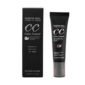 YE DAM YUN BIT SUNSHINE SNAIL COMBO CC CREAM (50ml), CC крем для лица с муцином улитки (50мл)