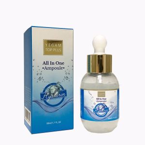 YE GAM TOP FACE PLUS ALL IN ONE AMPOULE HYALURON (50ml), Ампульная сыворотка с гиалуроновой кислотой для лица (50мл)