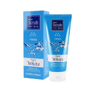ALFREDO FEEMAS AQUA WHITE SCRUB PEELING GEL (180ml), Отбеливающий пилинг-скраб  (180мл)