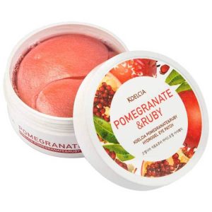 KOELCIA POMEGRANATE RUBY HYDRO GEL EYE PATCH (60ea), Гидрогелевые патчи для глаз с экстрактом граната и рубиновой пудрой (60шт)