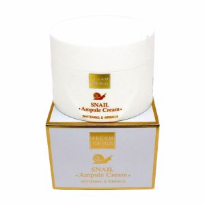 YE GAM TOP PLU SNAIL AMPULE CREAM (80g), Ампульный крем с экстрактом улиточного муцина (80г)