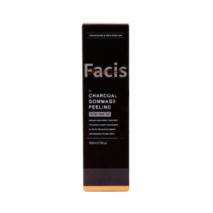 FACIS CHARCOAL GOMMAGE PEELING POWDER 200ml, Мягкий пилинг-гель с углем