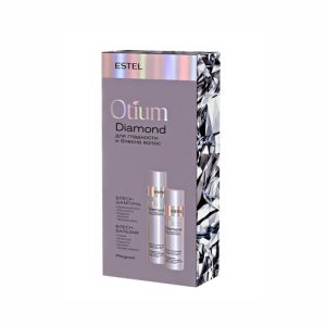 Estel Otium DIAMOND Set.  Набор для гладкости и блеска волос (250мл + 200мл)