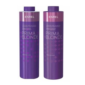 ESTEL Набор "PRIMA BLOND" для холодных оттенков блонд (шампунь + бальзам) 1000 мл.*2