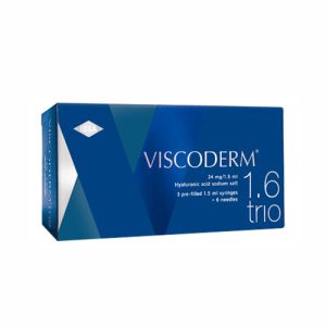Viscoderm 1.6% TRIO Гель-имплантант для биоревитализации. (1,0мл.х3шт.)