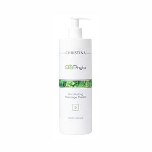 CHRISTINA Bio Phyto Comforting Massage Cream - Успокаивающий массажный крем (шаг 5), 500 мл.