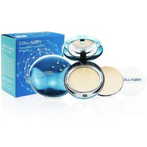 Enough Пудра увлажняющая с коллагеном 13тон с запаской - Collagen premium hydro SPF50+/PA++, 13г