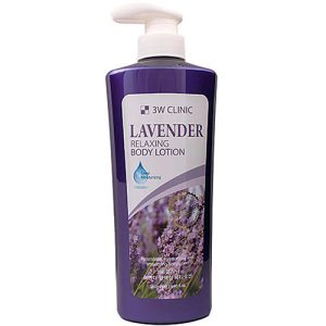 3W Clinic Лосьон для тела лаванда - Relaxing body lotion, 550мл