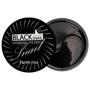 FarmStay Патчи гидрогелевые с муцином черной улитки - Black snail hydrogel eye patch, 60шт