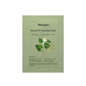 JMsolution Маска тканевая с экстрактом гуттуинии – Releaf fit heartleaf mask, 30мл
