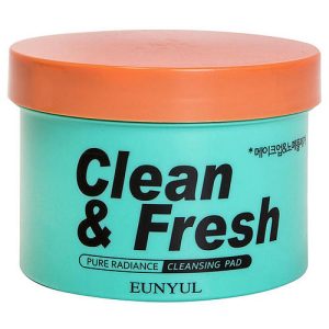 Eunyul Диски очищающие для снятия макияжа - Clean & fresh pure radiance cleansing pad, 70шт