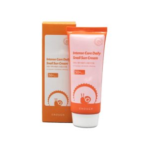Enough Крем солнцезащитный с муцином улитки – Intense care snail sun cream SPF50+/PA+++, 70г
