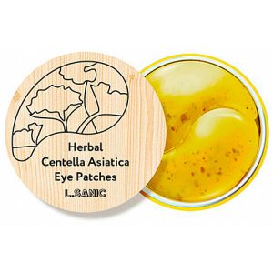 L'Sanic Патчи гидрогелевые с экстрактом центеллы - Centella asiatica hydrogel eye patches, 60шт