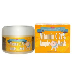 Elizavecca Маска для лица с витамином С разогревающая - Vitamin C 21% ample mask, 100г