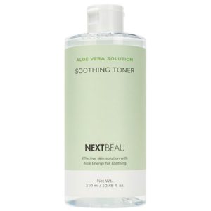 NEXTBEAU Тонер смягчающий с экстрактом алоэ - Aloe vera solution soothing toner, 310мл