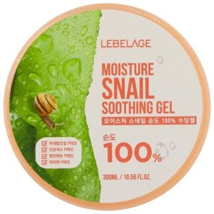 Lebelage Гель увлажняющий успокаивающий с муцином улитки - Moisture snail purity soothing gel, 300мл