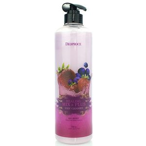 Deoproce Гель для душа ягодный микс - Healing mix & plus body cleanser mix berry, 750г