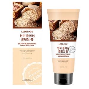 Lebelage Пенка для умывания с рисом - Brown rice cleaning cleansing foam, 180мл