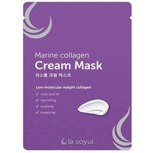 La Soyul Маска тканевая с кремовой эссенцией - Marine collagen cream mask, 28г