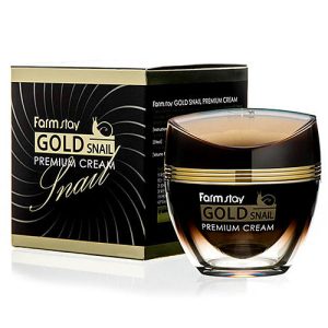 FarmStay Крем премиальный с золотом и муцином улитки – Gold snail premium cream, 50мл