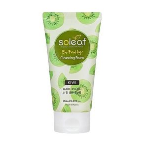 Soleaf Пенка для лица очищающая с киви - So fruity kiwi cleansing foam, 150мл