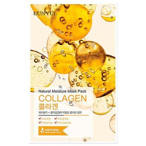 Eunyul Маска тканевая с коллагеном - Natural moisture mask pack collagen, 22мл