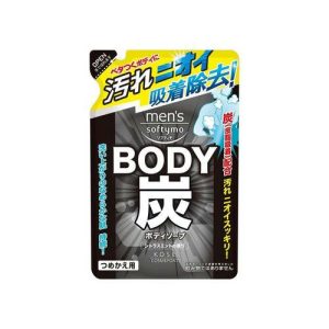 Kose Мыло для тела жидкое c углем и цитрусовым ароматом з/б - Mens body soap charcoal, 400мл