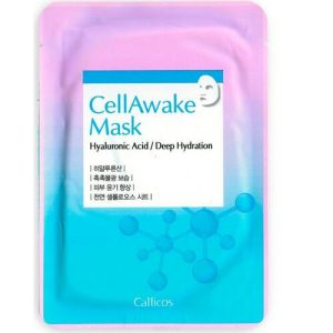 Callicos Маска тканевая увлажняющая с гиалуроновой кислотой - Cellawake mask, 25г
