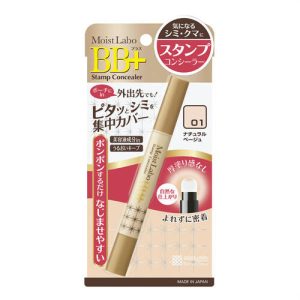 Meishoku Консилер точечный со спонжем "натуральная охра" тон 1 - Moist-labo BB+ concealer, 150г