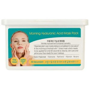 Grace Day Маска тканевая с гиалуроновой кислотой - Morning hyaluronic acid mask pack, 30шт