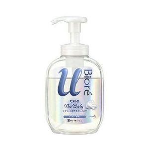 KAO Мыло-пенка для душа с освежающим ароматом - Biore u foaming body wash pure savon, 540мл