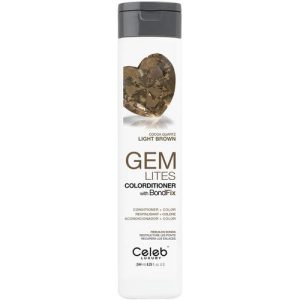 CELEB LUXURY, Кондиционер тонирующий корректирующий цвет Gem Lites Colorditioner шоколадный кварц, 244 мл
