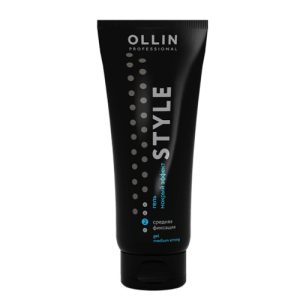 OLLIN, Гель "мокрый эффект" средней фиксации Ollin Style Wet Gel Medium, 200 мл