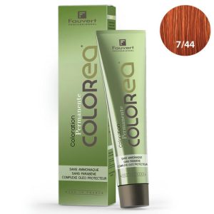 FAUVERT, Перманентный краситель с олеопротектором жожоба Colorea 7/44, 100 мл