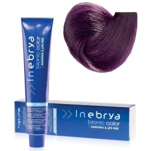 INEBRYA, Крем-краска для волос безаммиачная Bionic Color 5/2, 100 мл