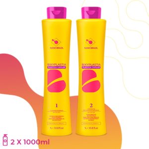 NANO BRAZIL, Набор для волос BIXYPLASTIA (шаг 1 + шаг 2), 2х1000 мл