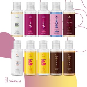 NANO BRAZIL, Набор MINI BOX (BIXYPL + MONOI + NANOPLAST GREN + NANOPLASTICA BIO + COFFEE TREND+ BTOX + GLOSS ME), 10х60 мл