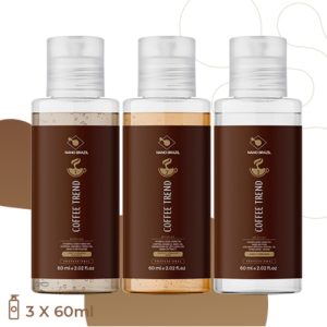 NANO BRAZIL, Набор для волос COFFEE TREND (шаг 1 + шаг 2 + шаг 3), 3х60 мл