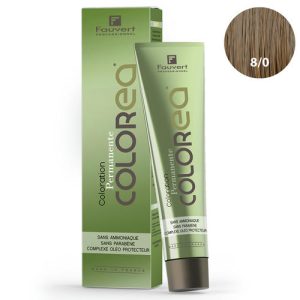 FAUVERT, Перманентный краситель с олеопротектором жожоба Colorea 8/0, 100 мл