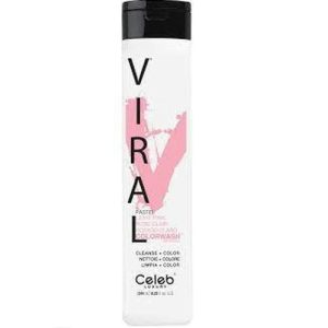 CELEB LUXURY, Кондиционер тонирующий для яркости цвета Viral Colorditioner розовая пастель, 244 мл
