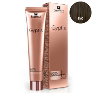 FAUVERT, Перманентный краситель для волос с керамидами А2 Gyptis 5/0, 100 мл